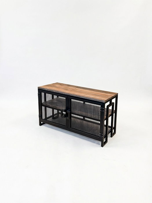 Hanah Home Soporte para TV Zent Pino Atlántico y Negro